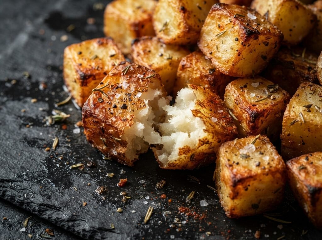High Protein Potato Salad: 46g Protein, Crispy Base 3 Golden crispy roasted potato cubes 202607161230