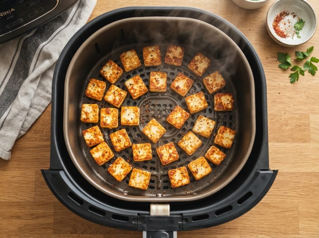 Halloumi cubes in air fryer 202607161039