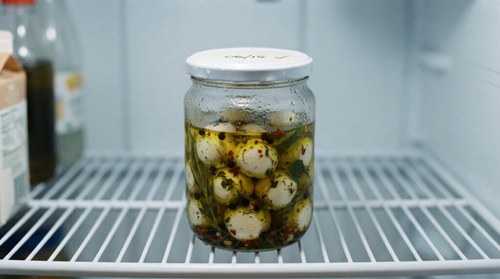 Spicy Marinated Mozzarella: The No-Measure Jar Method 7 Jar of marinated mozzarella 202607151952