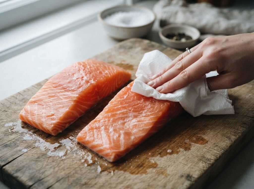 Frozen Salmon Pasta: Creamy, Fast, Never Dry 3 Salmon fillets patted dry 202607161128