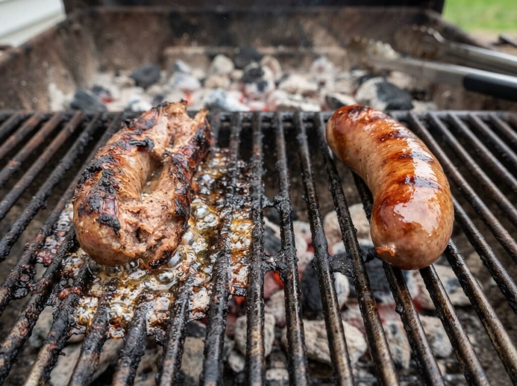 Sausage comparison grill grate 202607161446