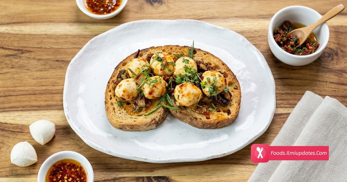 Spicy Marinated Mozzarella
