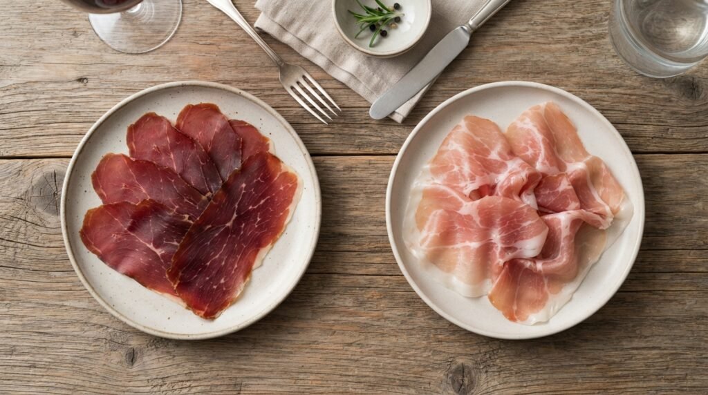 Two cured ham plates comparison 202607151850